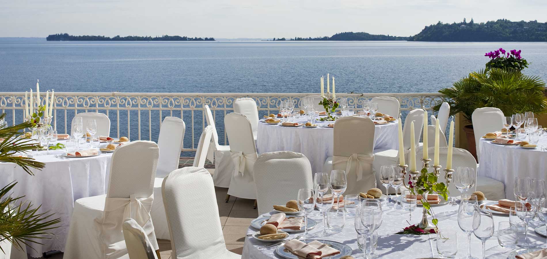 Panorama View Wedding Garda Lake